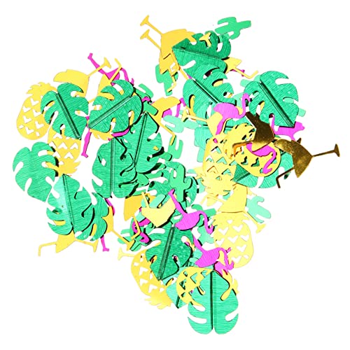 NESTINGHO 2 Packungen Schildkrötenblatt-Konfetti Tischdekoration Glitzertisch Cupcake-Dekoration Konfetti für den Tisch komfetti konfettiballone hawaiianisches Konfetti Party Konfetti Papier von NESTINGHO