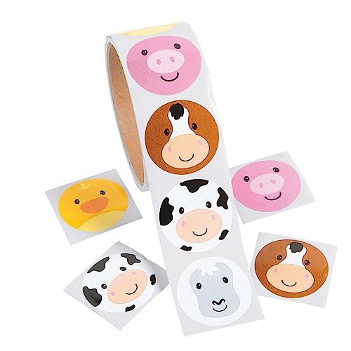 NESTINGHO 2 Rolle Aufkleber klebesticker Cute Sticker Dekoration für Kinder Sticker lustig Kinderzimmer Dekoration stickerbögen stickern Klebeetiketten acotar Sticker Stickers süße Sticker von NESTINGHO