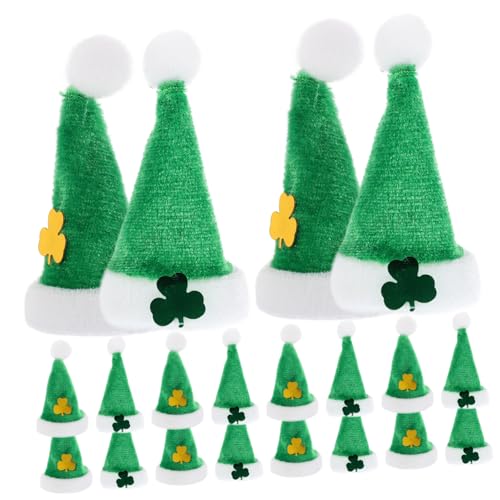 NESTINGHO 20St Mini-Pom-Pom-Mütze doll Accessories Puppen Accessoires Handgemachte Puppenhut Puppenmütze Puppenkappe weihnachtsmütze Kleider kleine hüte dekor Puppe formelle Hüte Plüsch von NESTINGHO