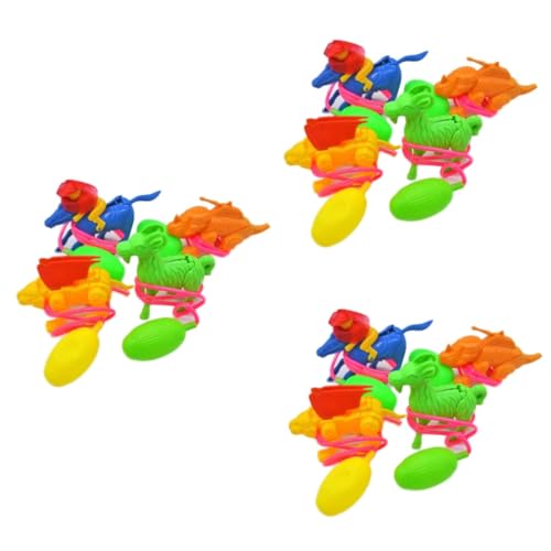 NESTINGHO 24 Stk Luftdruckspringender Frosch Poolspielzeug zum Aufziehen Kinder wickeln Spielzeug auf spielzeug für kinder kinderspielzeug Geburtstagsgeschenk für Kinder Springspielzeug PVC von NESTINGHO