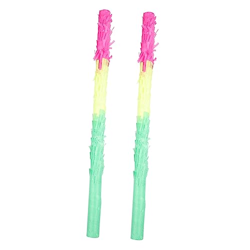 NESTINGHO 2st Pinata-spielzeugstock Süßigkeiten Pinata-sticks Für Kinder Pinata-stick-spielzeug Zuckerstangen Für Kinder Sommerfestbevorzugung Party-piñata-stick Einfach Zu Papier von NESTINGHO