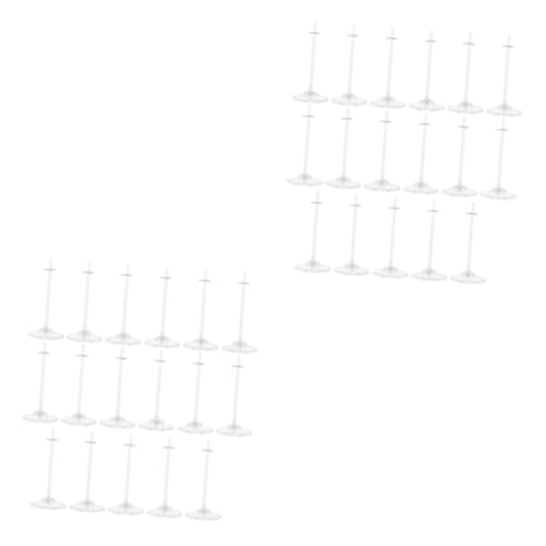 NESTINGHO 34 STK Puppenständer Mini Inhaber Spielzeugständer Puppenregale Gestelle Puppenherstellung Spielzeug Puppen Verkaufsständer Für Puppenfiguren Puppenhalterung PVC-ständer Plastik von NESTINGHO