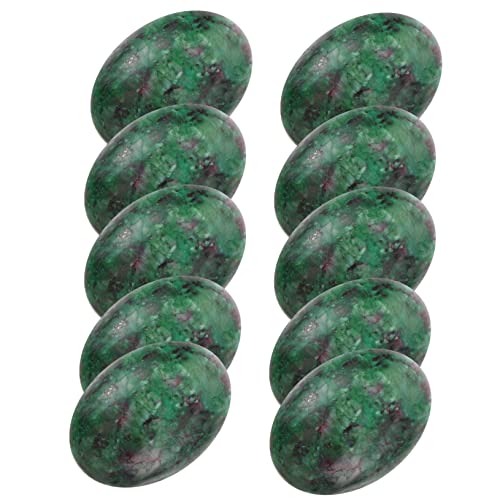 NESTINGHO 5 Stück Edelstein Patch Edelstein Cabochons Perlen DIY Schmuck Stein Cabochons Natürliche Quarz Cabochons Runde Perlen Achat Flache Rückseite Flache Rückseite Dekor von NESTINGHO