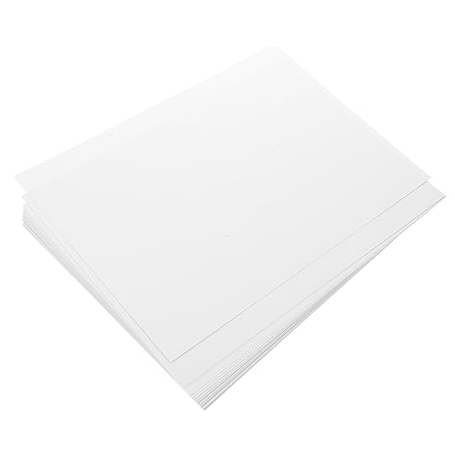 NESTINGHO 50 Stück Kartenpapier, Druckerpapier bastelpapiere selber machen Malerei Versorgung Kunstkartenpapier kreativpapier bastel materialien Karton Origami-Kartenpapier Papierstau Weiß von NESTINGHO