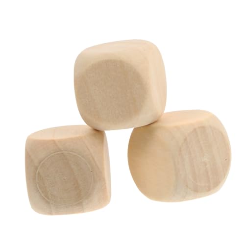 NESTINGHO 500 Stück Sechs seitige Holz würfel handgefertigte Würfel Mini-Perlen Mini-Würfel Handwerk leere d6 Würfel spielzeug für kinder jucarii pentru copii Holzwürfel Lustige Würfel von NESTINGHO