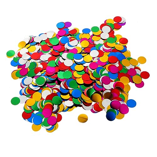 NESTINGHO 5000 Stück Pailletten Konfetti Konfetti-Punkte für den Tisch bunte Konfetti-Dekoration confetti konfetti sterne feiern Ballon Konfetti Pailletten bunte Konfetti-Pailletten Plastik von NESTINGHO