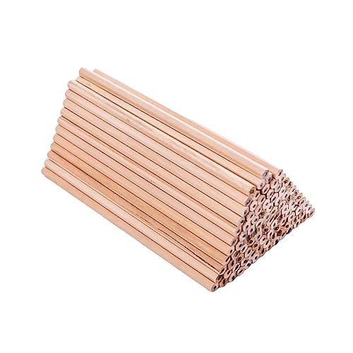 NESTINGHO 60St Bleistift schreibutensilien stempelstifte für kinder kettelstifte pencil Kohlestift Radiergummi schreibwaren Skizzenmalzubehör Skizzieren Sie Malwerkzeuge Holz Light Brown von NESTINGHO