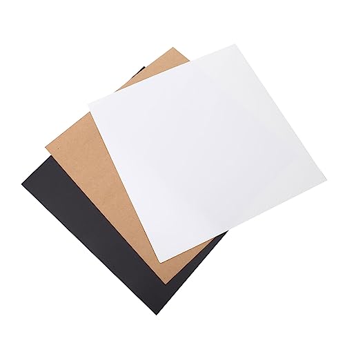 NESTINGHO 60St quadratische Marmelade Scrapbook-Karton DIY handzeichnungskartons Geschenkpapier schreibetui bastel box white box druckerpapier Künstlerkarton Papierscheiben zum Mandala-Malen von NESTINGHO