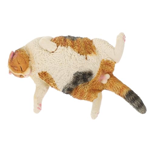 NESTINGHO Animal Figures Cutie Cats Room Decor for Haustierfigur Tiermodell Miniatur-Tierfiguren Katzenspielzeug Minifigur Kinderspielzeug Fake-Katzen-Dekor Kleiner Katzenschmuck Plastik von NESTINGHO