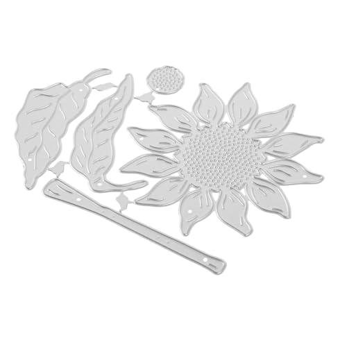 NESTINGHO Diy-prägeschablonen Für Scrapbooking Diy Stanzformen Scrapbooking Schneideschablonen Blumen-stanzformen Hochzeits-stanzformen Handwerk Stanzformen Sonnenblumen-lesezeichen Metall von NESTINGHO