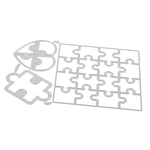 NESTINGHO Jigsaw sterben handarbeit prägung DIY-Stanzform zartes Schneiden DIY handwerk stanzschablone stirbt für die Kartenherstellung filigrane Stanzformen Kohlenstoffstahl Silver von NESTINGHO