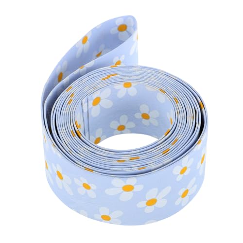 NESTINGHO Kleines Blumenband Stoffband selber machen Babyzubehör Haarschmuck für Babys Bogenband klebeband für kleidung clothing tape Kopfbedeckungsband bedrucktes Polyester Lavender von NESTINGHO