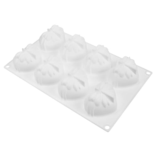 NESTINGHO Liebes form schokoladenform chocolate mold silikongießform silikonform gießform soap mold Formen für Herzbonbons Muffinform Mini-Käsekuchenformen Formen zum Backen Kieselgel Weiß von NESTINGHO