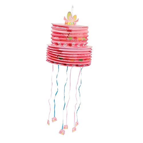 NESTINGHO Mini Pull Geburtstags Pinata Cupcake Spielzeug Mini Pinata Spiel Farbenfrohes Dekor Cupcake Pinata Faltbares Pinata Spielzeug Outdoor Spielzeug Für Kinder Ziehleine Pinata von NESTINGHO