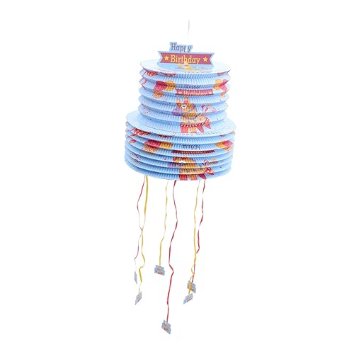 NESTINGHO Piñata Partyzubehör spaß die bescherung Augenfang karnawal Keksdosen Meerjungfrau-Party Geburtstagsfeier Füllung Kinderspielzeug Laterne Pinata-Hit-Spielzeug Papier Blue von NESTINGHO