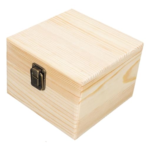 NESTINGHO Schmuck-Organizer Holzbox für Holzbox mit Schublade für Schmuck selber machen Aufbewahrungsbehälter für Schmuck selber machen schmuckkästchen hölzern von NESTINGHO