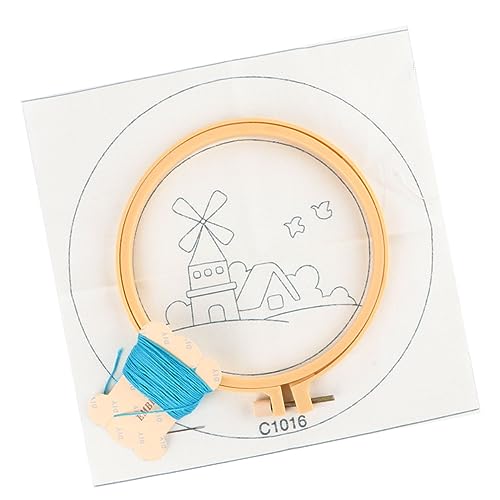 NESTINGHO Stanzstickset für Anfänger kinder bastelset basteln für kinder crafts for kreuzgestempelte Bausätze Zubehör für Stanznadeln Bastelwerkzeug für Kinder Stickerei-Basis-Kit von NESTINGHO