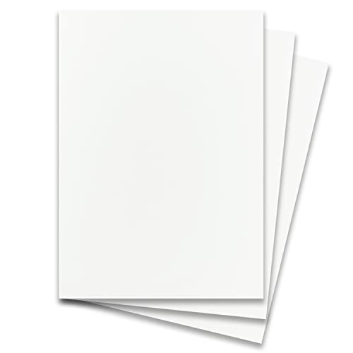 150 Stück DIN A4 Karton mit Leinenstruktur - Farbe: Weiss - 29,7 x 21 cm - 250 Gramm pro m² - Einzelkarte ohne Falz - Ideal zum Basteln, Scrapbooking, Grußkarte von NEUSER PAPIER