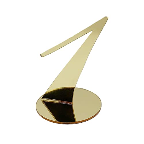 NEZIH Tischnummern Aus Acryl, 1-10/20/30, Verspiegeltedene Tischnummern Für Hochzeiten, Hochzeitstage, Veranstaltungen, Partys/1 To 10 (10 Pieces) von NEZIH