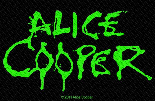 ALICE COOPER, Logo - Patch Aufnäher von NFM