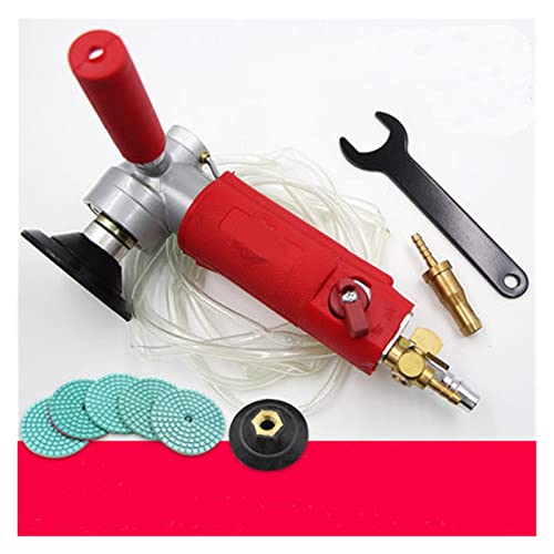 Seamless Naht Setter, 3 Zoll / 4 Zoll pneumatischer Schleifer/Polierer for Polierpad Air Exzenterschleifer Dual-Action-Schleifer, für die Naht, die sich verbindet und abnebelt(4inch red) von NGBFF