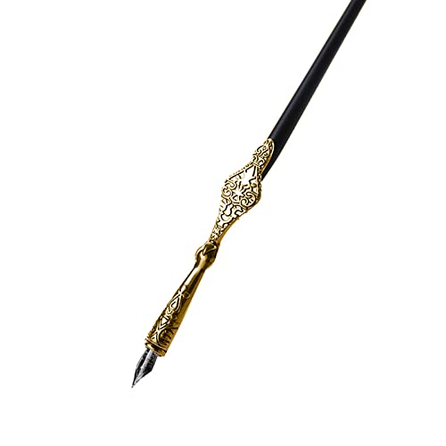 NGCG Vintage Metall Dip Pen Antik Füllfederhalter Dip Pen Anfänger Geschenk für Kunst Zeichnen von NGCG