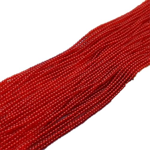 2 mm, 170 Stück rote Kristallperlen, runde Glasperlen, lose Abstandsperlen zur Schmuckherstellung, DIY-Armband, 20 2 mm-9–2 mm von NGHRDGD