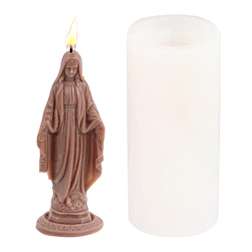 Mary Statuenform | 3D Harz Tropfen Kleber Zement Craft Form - Aromatherapie zum Selbermachen Kerzenformen Sojavawachs Seife Gips Epoxidharz von NGUMMS