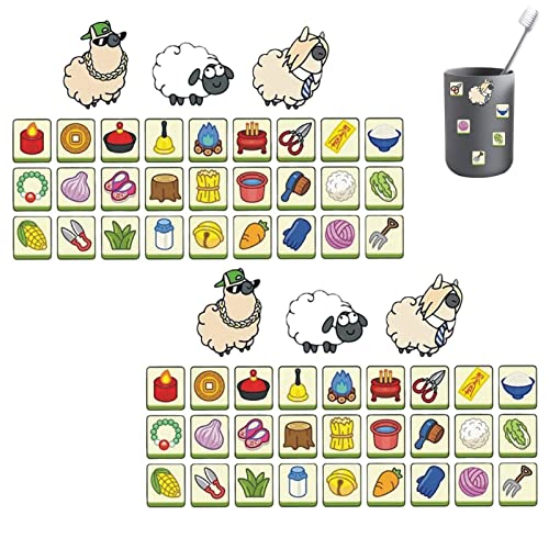 NGUMMS 2 Stück Ziegen-Aufkleber | 2 Stück Reflektierende Aufkleber für Lamm | Sheep Is Sheep Ästhetische wasserdichte Aufkleber für Wasserflasche, Laptop, Telefon, Scrapbooking, Auto-Aufkleber von NGUMMS