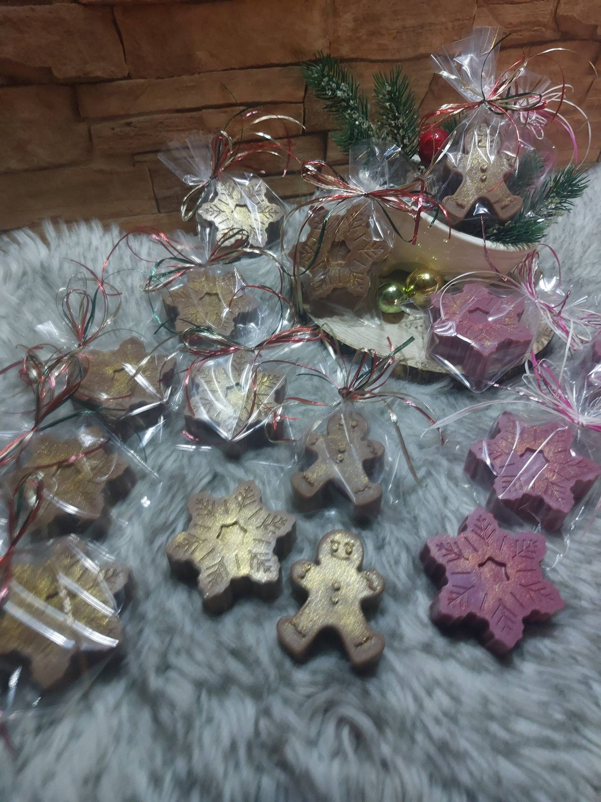 Handgemachte Weihnachtsseife Snowflake Und Gingerbread von NHCANDLES