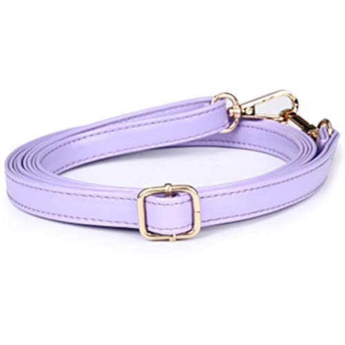 NHEISSCF Taschenband, Ersatz Taschenband, Geldbörsenriemen-Ersatz, Schaffellmuster, Oberflächenleder, verstellbare Umhängetaschen-Schultergurte for Taschen mit Einer Breite von 1,5 cm(Purple) von NHEISSCF