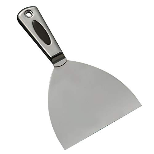 NHEISSCF Wände füllen Werkzeug, Messer füllen, Kelle Putzkelle Metallschaber Werkzeug for Trockenbau, Putz, Tapete/6 Zoll(5Inch) von NHEISSCF