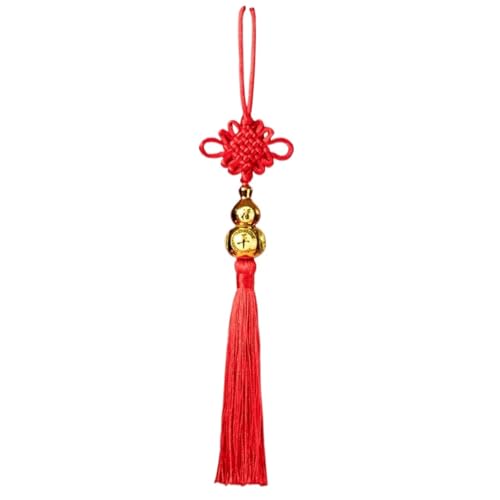 NHJSDLLMNZ Home Decor Quasten 3 Stück Quaste chinesische Knoten Quaste, chinesischer Stil rote Quaste Ornament, chinesische Knoten Anhänger kleine Wohnzimmer Dekoration von NHJSDLLMNZ