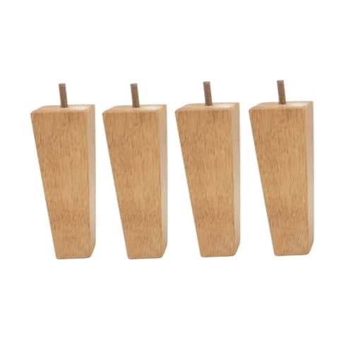 NHJSDLLMNZ Möbelbeine Holzmöbelbeine, Massivholz-Sofabeine, Massivholz-Sofafüße, M8-Möbelbeine, Tischbeine, Holzfüße(2inch/5cm) von NHJSDLLMNZ