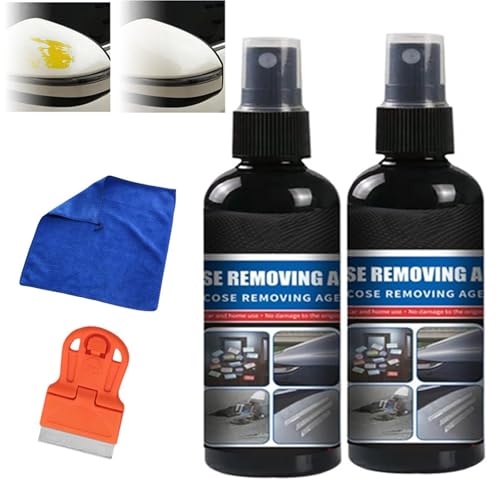 Multifunktionaler Klebstoffentferner-Spray für Auto, Mehrzweck-Kleberentferner, entfernt effizient Klebstoff, Aufkleber, Etiketten, Aufkleber, Klebebandrückstände für Autos, Fenster, Türen (100 ml, 2 Multifunktionaler Klebstoffentferner-Spray für Auto, Mehrzweck-Kleberentferner, entfernt effizient Klebstoff, Aufkleber, Etiketten, Aufkleber, Klebebandrückstände für Autos, Fenster, Türen (100 ml, 2 von NIANE