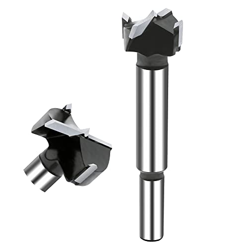 NICAVKIT Wolframstahl Forstnerbohrer 22mm, Professional Forstner bohrer Bit Holz Lochschneider, Holzbohrer Topfbohrer Kunstbohrer für Holz & Hartholz von NICAVKIT