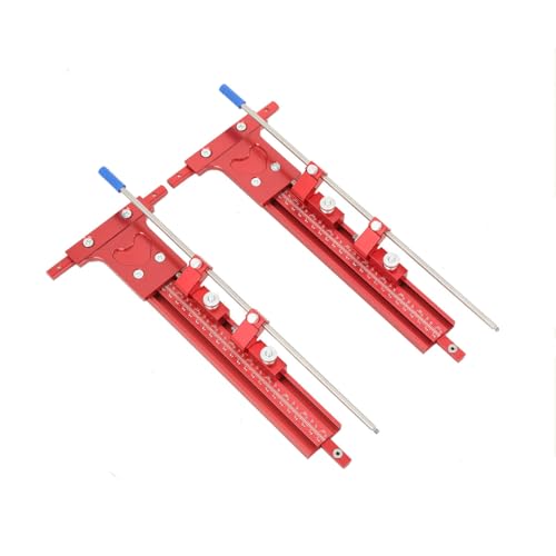 NICCOO Parallelschienenführungssystem 1200mm, Holzbearbeitungs Parallelführungssystem Parallele Schiene Kit, Kreissäge Track Set Führungsschiene Verbindungsset, mm/Zoll Typ Aluminiumlegierung von NICCOO