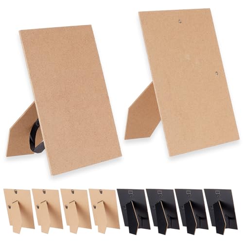 NICENEEDED 10 PCS Staffelei Rückseite Für Bilderrahmen 5 x 7 Zoll Karton Aufsteller Mit Ausrichtbarem Bein Ersatz Staffeleirückwand Für Bilderrahmen Zur Tisch Und Wandmontage von NICENEEDED