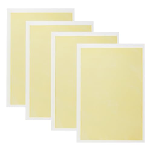 NICENEEDED 4 PCS Lasergravur Markierungspapier 10.6"X 15" weißes Laser Dimmpapier Gravur Testfokuspapier Lasergravurpapier von NICENEEDED