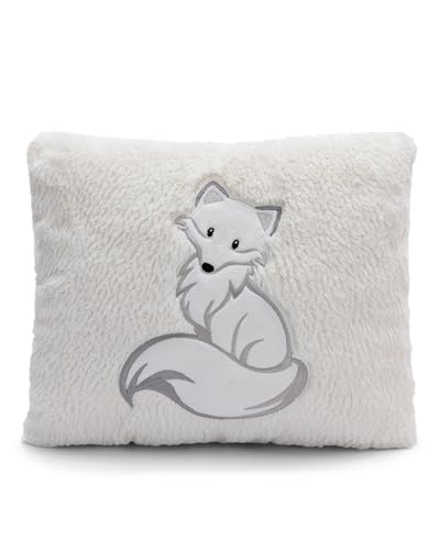 NICI Kissen Polarfuchs Vanja 25x30cm weiß - Flauschiges Kuscheltierkissen für Jungen, Mädchen, Babys und Kuscheltierliebhaber – ideal für Zuhause, Kindergarten oder unterwegs von NICI