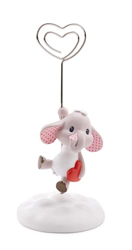 NICI Fotohalter Love Elefant 11cm Polyresin grau - Tolle Geschenkidee von NICI