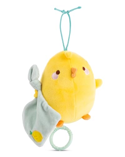 NICI Spieluhr Baby Einschlafhilfe Piu Piu 13 cm mit sanfter, beruhigender Gute-Nacht-Melodie - Flauschiges Baby Geschenk Junge & Mädchen - 49476, Gelb von NICI