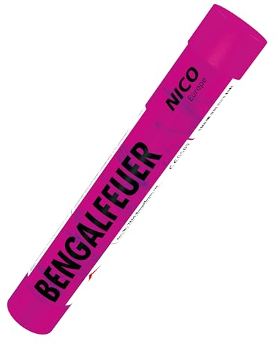 NICO Europe Bengalfeuer in Pink I Bengalo Fackel Pyro Feuerwerk von NICO Europe