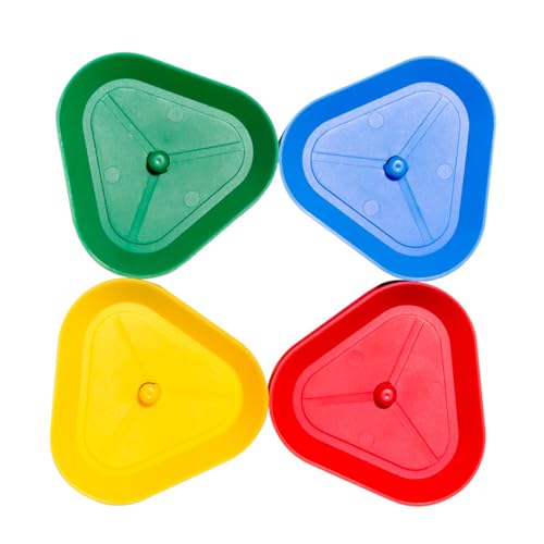 4PCS -Kartenhalter zum Spielen von Karten für Plastik -Dreieck -Form -Kartenhalter aus Kunststoff, praktische Kinderkartenhalter für Kartenspiele, Pokerpartys, Kartenspielnächte, Spielkartenhalter von NIDONE