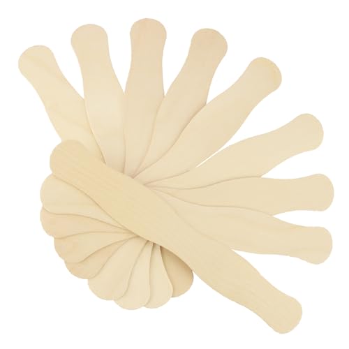 Jumbo-Stielstäbchen für Eis am Stiel, Holzstäbchen zum Basteln, 20,3 cm, große Stieleisstäbchen, Holz-Bastelstäbe, Fächerstäbchen, Holzbastelstäbchen, Großpackung Wachsstäbchen, Kuchenstäbchen, von NIEITRK