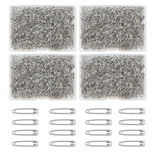 Sicherheitsnadeln,Sicherheitsnadeln Klein,2000 Safety Pins,Sicherheitsnadeln Set,Mini Sicherheitsnadeln Bunt,Silber Sicherheitsnadeln,Scarf Safety Pins,Safety Bulb Pins Kunst Kunsthandwerk von NIEITRK