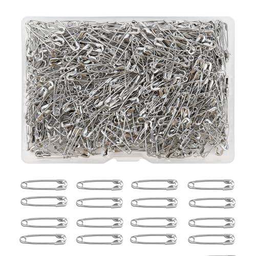 Sicherheitsnadeln,Sicherheitsnadeln Klein,500 Safety Pins,Sicherheitsnadeln Set,Mini Sicherheitsnadeln Bunt,Silber Sicherheitsnadeln,Scarf Safety Pins,Safety Bulb Pins Kunst Kunsthandwerk & Nähen von NIEITRK