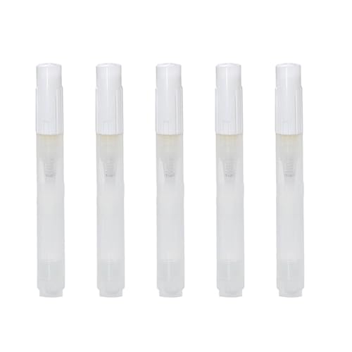 Leere Marker, blanko, Acrylfarbe, Marker, transparent, nachfüllbar, leer, nachfüllbarer Lackstift für Künstler, 5 Stück Acrylfarben-Marker, leer, nachfüllbarer Farbstift, blanko, 5 Stück Leere Marker, blanko, Acrylfarbe, Marker, transparent, nachfüllbar, leer, nachfüllbarer Lackstift für Künstler, 5 Stück Acrylfarben-Marker, leer, nachfüllbarer Farbstift, blanko, 5 Stück von NIHUIFA