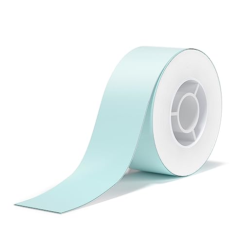 NIIMBOT H1S Kontinuierliche Etiketten Selbstklebend zum Beschriften,15mm x 7.5m Etikettendrucker Thermo Papier f ür Schule, Zuhause, Büro, Kleine Unternehmen (Blau) von NIIMBOT