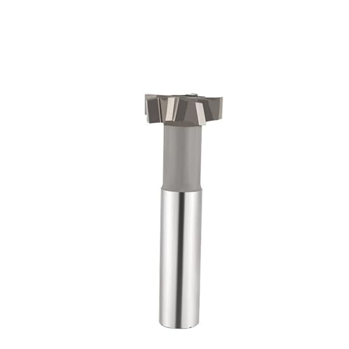 1 Stück HSS T-Nutenfräser Schnittdurchmesser 10–40 mm Schnitttiefe 1–12 mm 8 Nuten Metall-Nutenfräser for Metallfräsen CNC-T-Nutenfräser (Size : T, Color : D25xH12) von NINFE